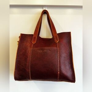 Portland Leather Goods Lola Crossbody Tote - Nutmeg